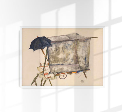 Street Cart by Egon Schiele