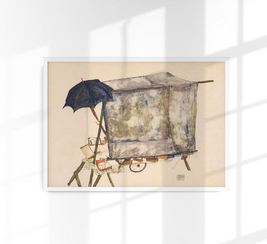 Street Cart by Egon Schiele