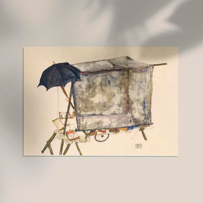 Street Cart by Egon Schiele