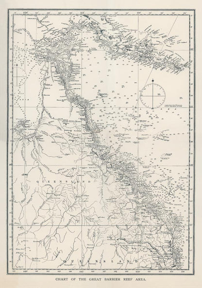 The Great Australian Barrier Reef Map