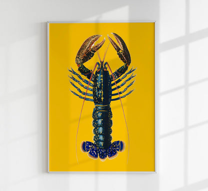 The Yellow Lobster Poster