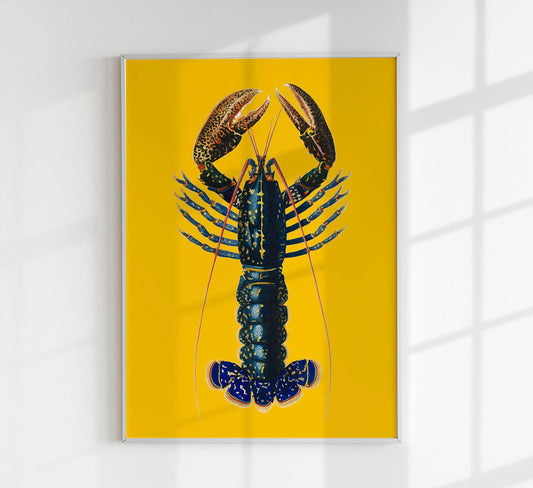 The Yellow Lobster Poster