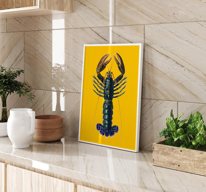 The Yellow Lobster Poster