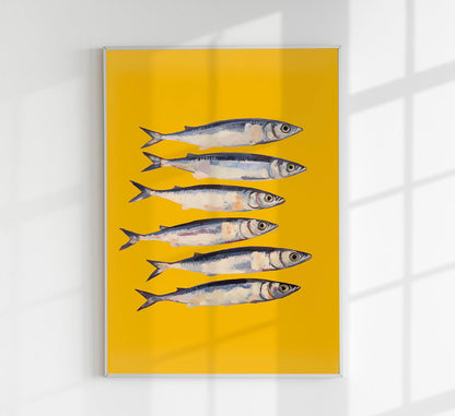 The Yellow Sardines Poster