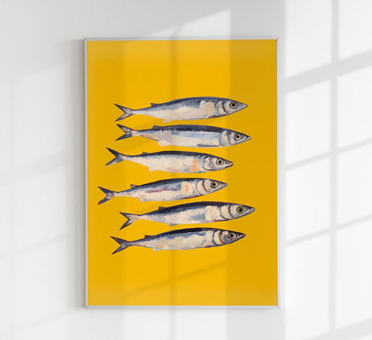 The Yellow Sardines Poster