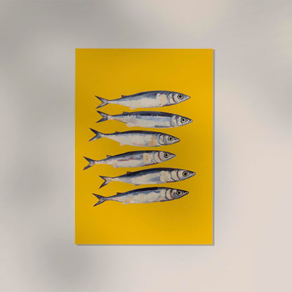 The Yellow Sardines Poster