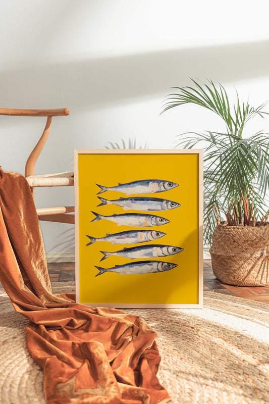 The Yellow Sardines Poster