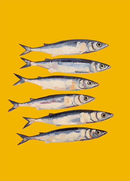 The Yellow Sardines Poster