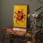 Yellow Octopus Art Poster