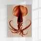 Beige Pulpo Squid Set of 2 Prints