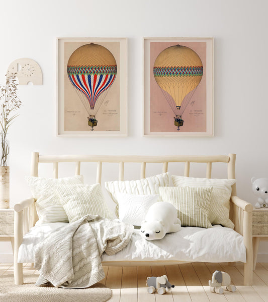 Double Balloons Set of 2 Prints