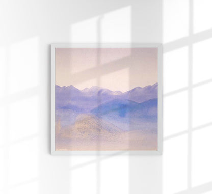 Blue Mist by Arthur B Davies Square Print