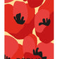 Berlin Street Market Poppy Flowers Graphic Art Poster