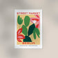 Berlin Street Market Cactus Graphic Art Poster