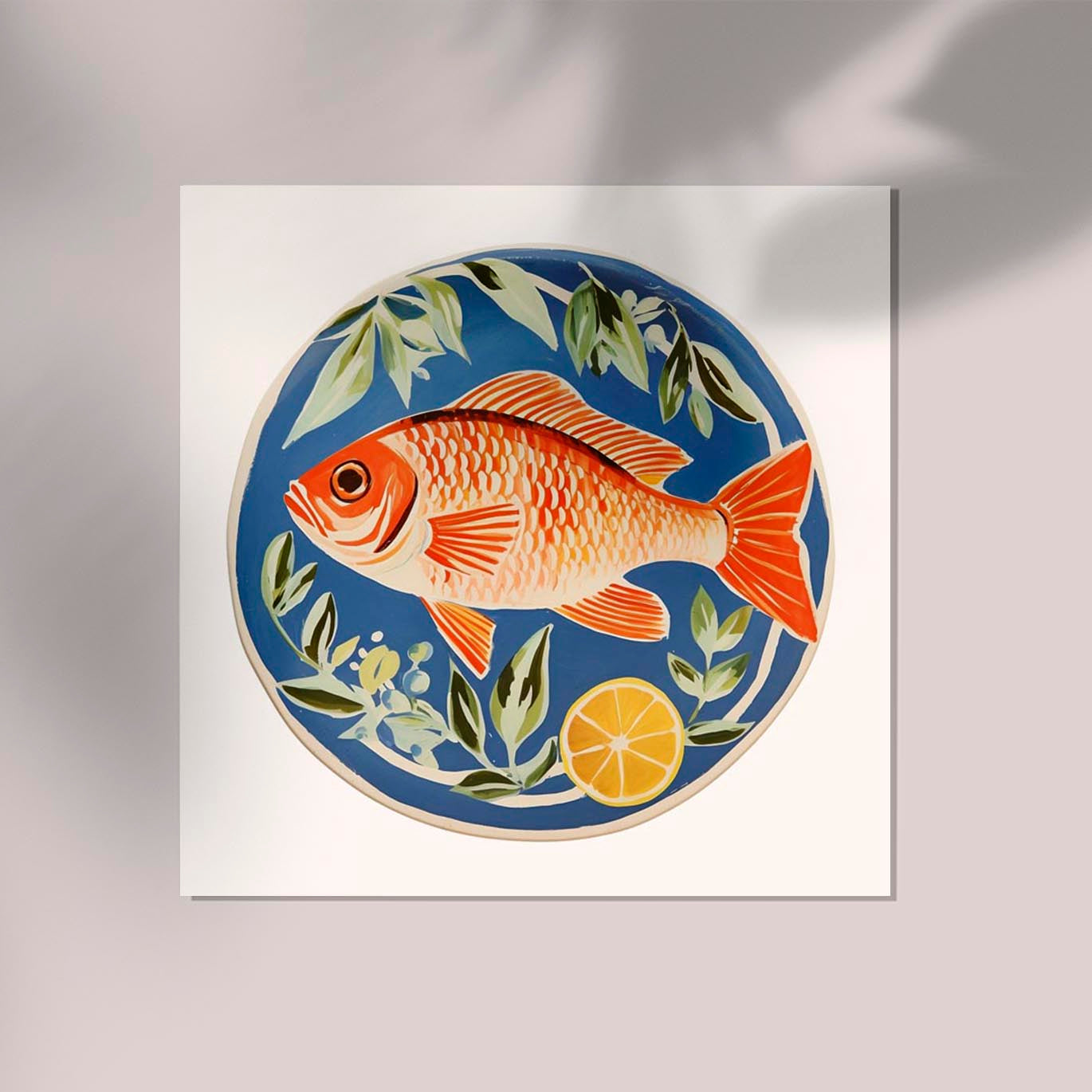 Orange Fish Art Print