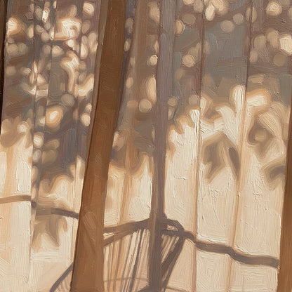 Shadow on the window Squared Print