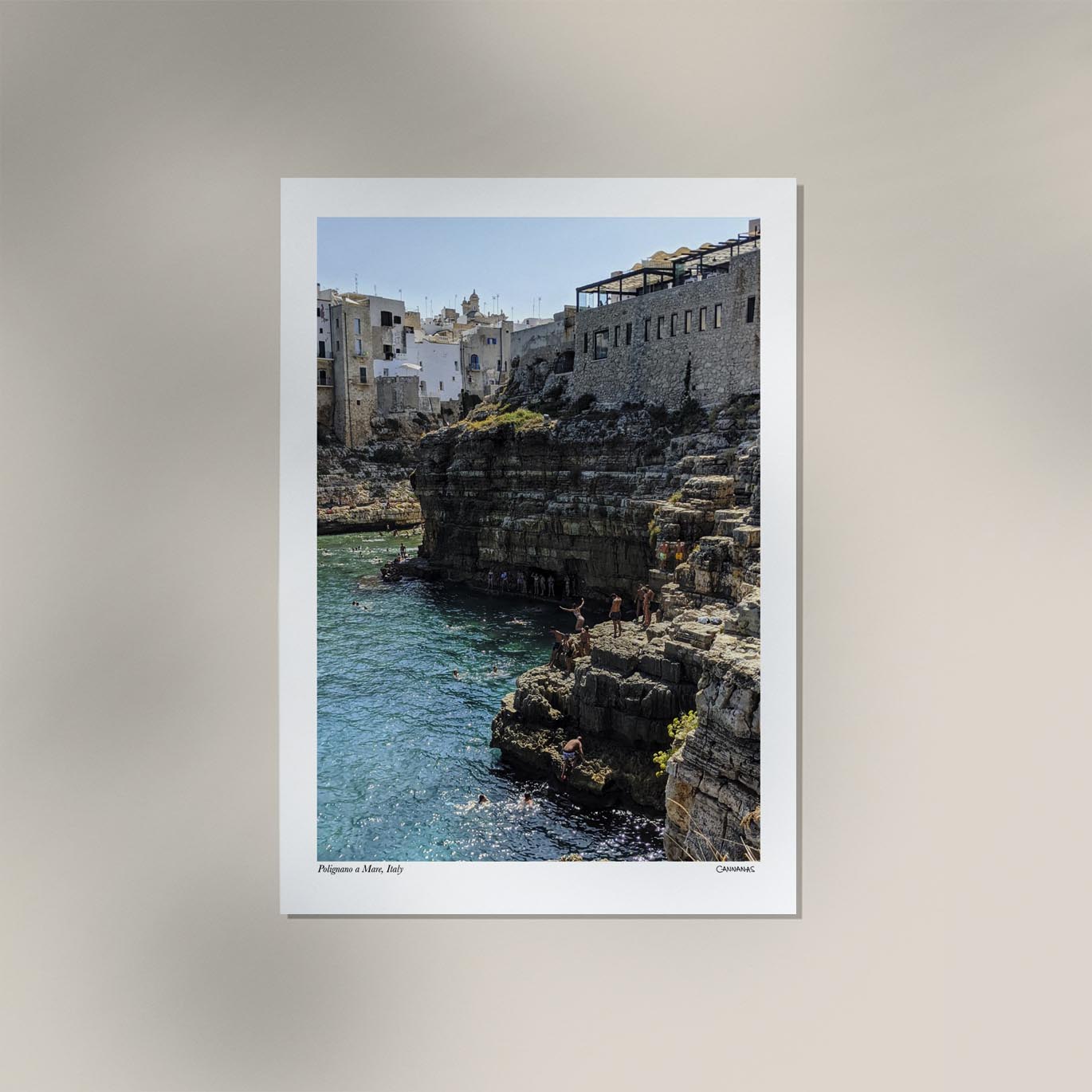 Polignano a Mare Poster by Cannanas