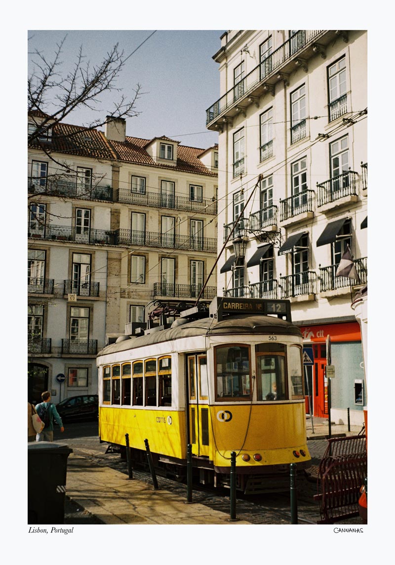 Bondinho in Lisbon Poster by Cannanas