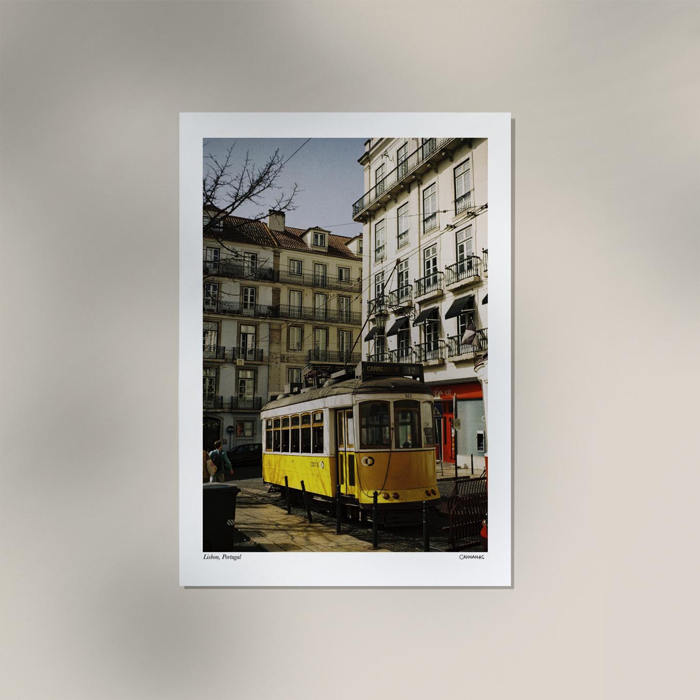 Bondinho in Lisbon Poster by Cannanas