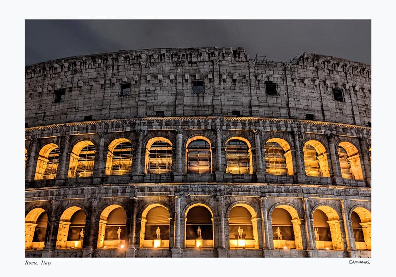 Coliseum Rome, Italy Poster by Cannanas