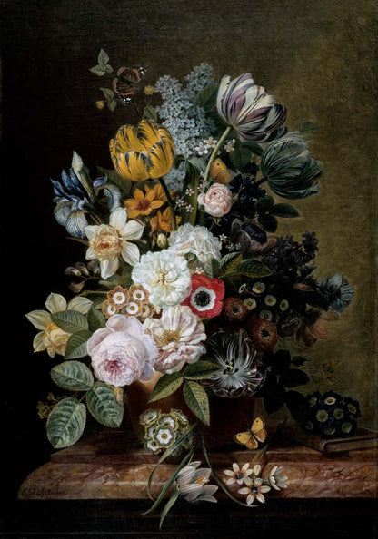 Still Life with Flowers by Eelke Jelles Eelkema Botanical Poster