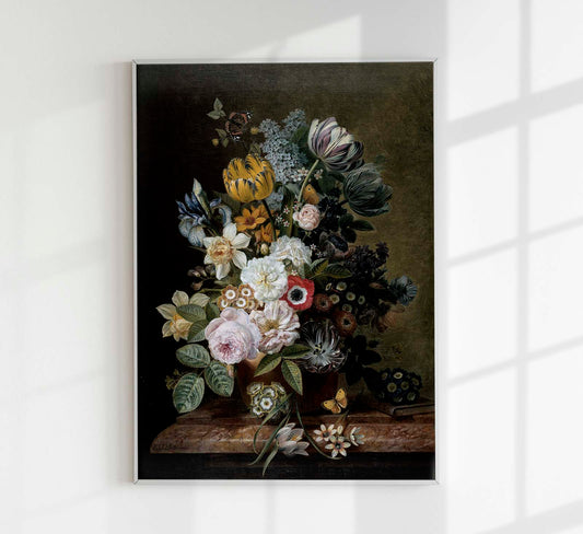 Still Life with Flowers by Eelke Jelles Eelkema Botanical Poster