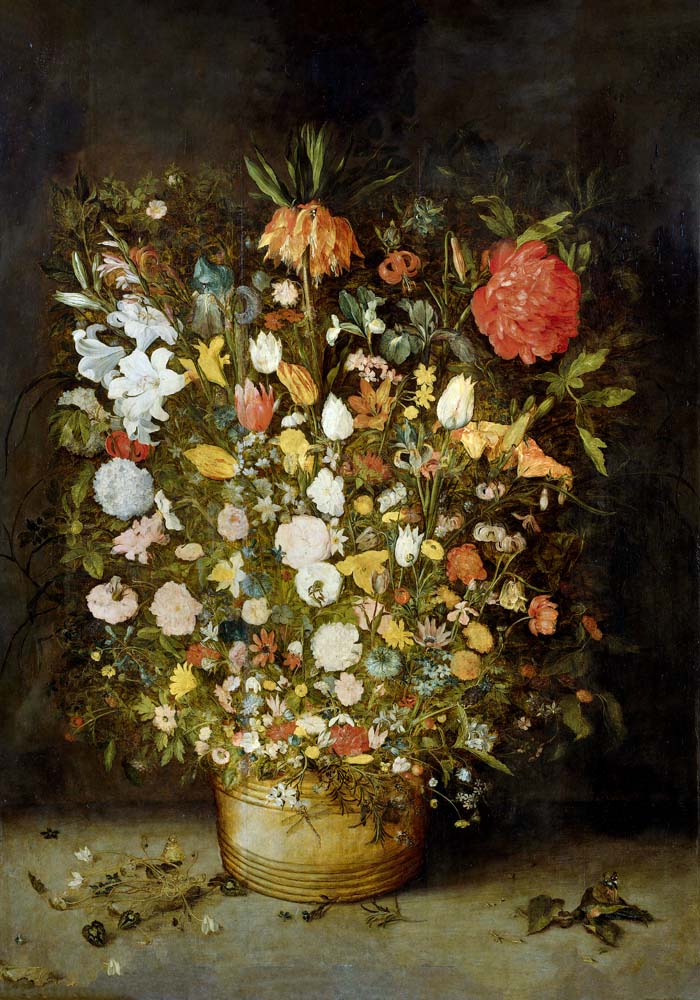 Still Life with Flowers by Jan Brueghel Botanical Poster
