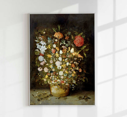 Still Life with Flowers by Jan Brueghel Botanical Poster