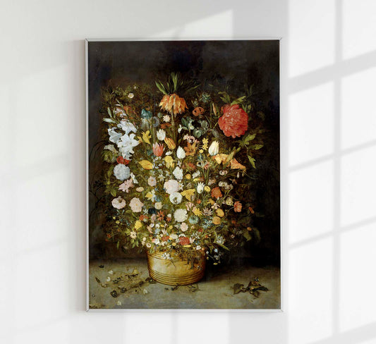 Still Life with Flowers by Jan Brueghel Botanical Poster