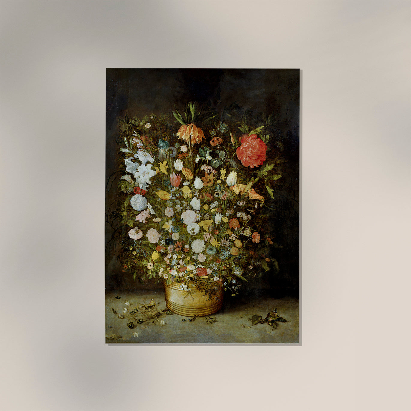 Still Life with Flowers by Jan Brueghel Botanical Poster