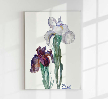Irises by Sientje Mesdag-van Houten Botanical Poster