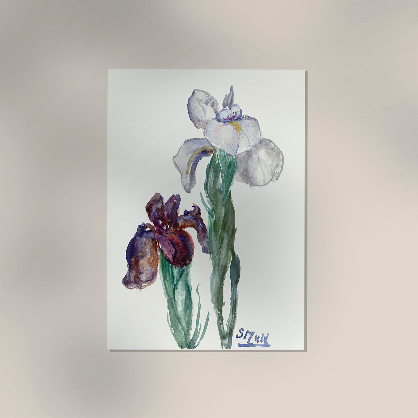 Irises by Sientje Mesdag-van Houten Botanical Poster