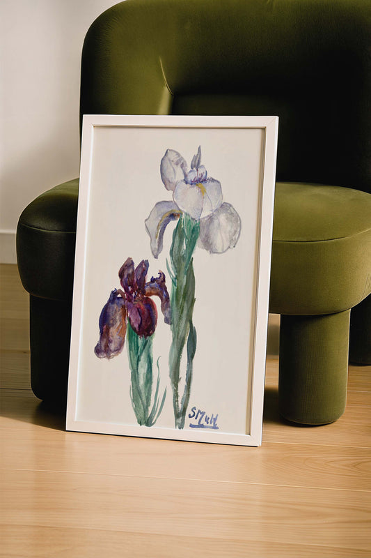 Irises by Sientje Mesdag-van Houten Botanical Poster