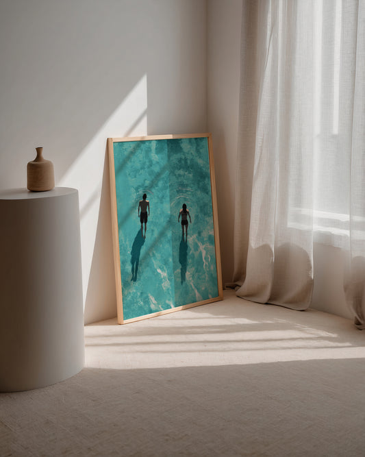In the Water Art Poster