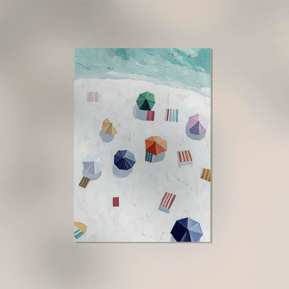 A day at the beach Art Print