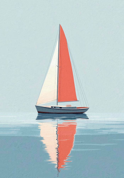 Sailing day nr 2 Art Poster