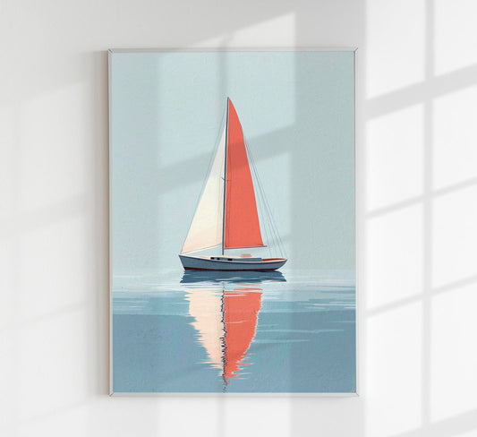 Sailing day nr 2 Art Poster