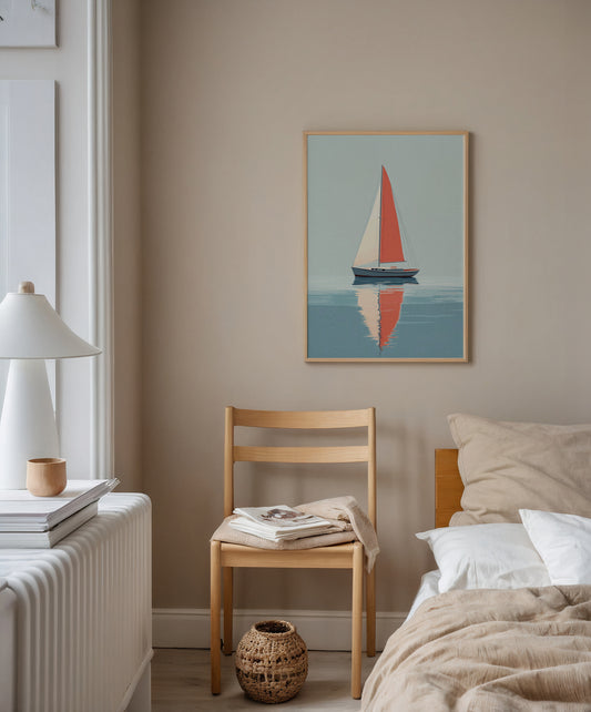 Sailing day nr 2 Art Poster