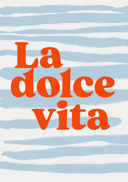 La Dolce Vita Art Poster