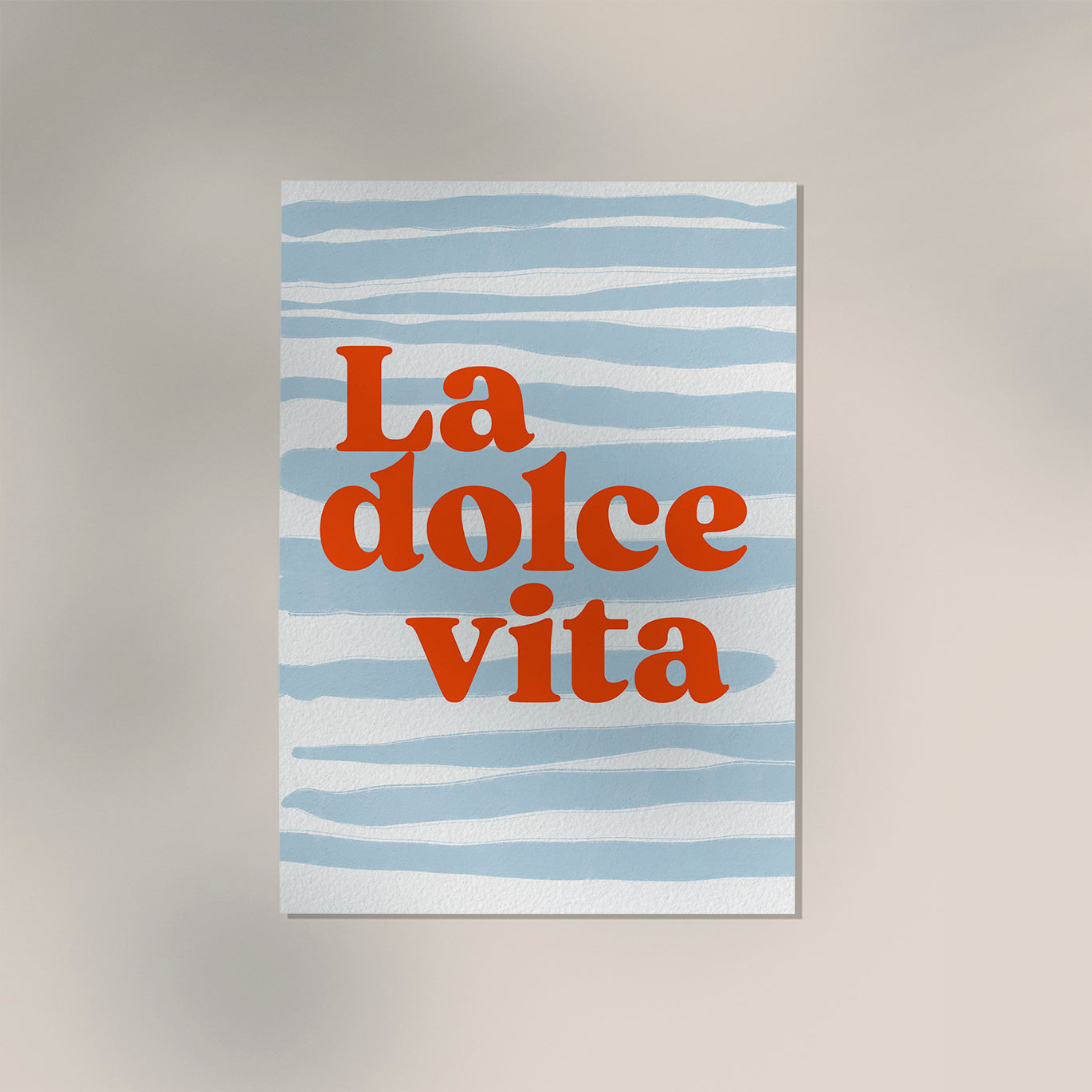 La Dolce Vita Art Poster