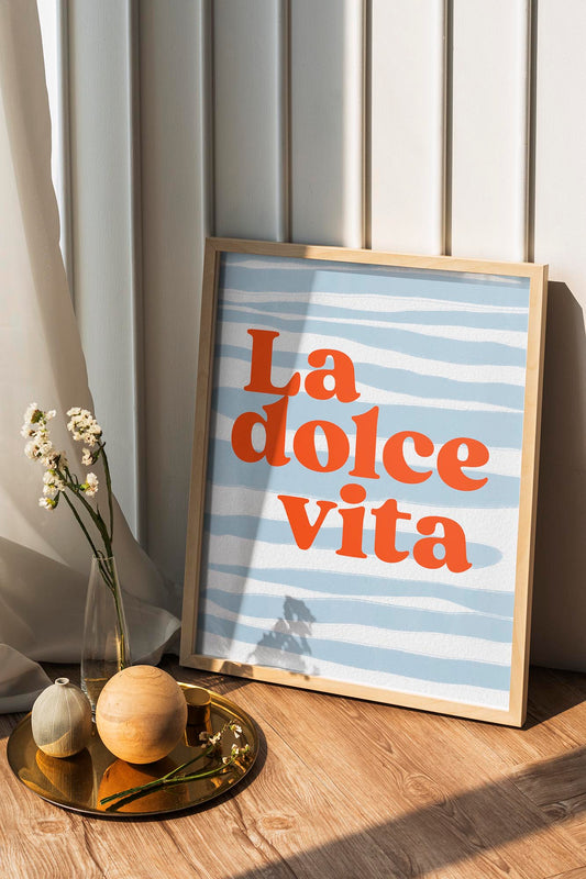 La Dolce Vita Art Poster