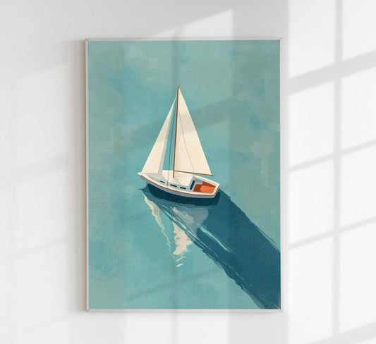 Sailboat nr 1 Art Poster