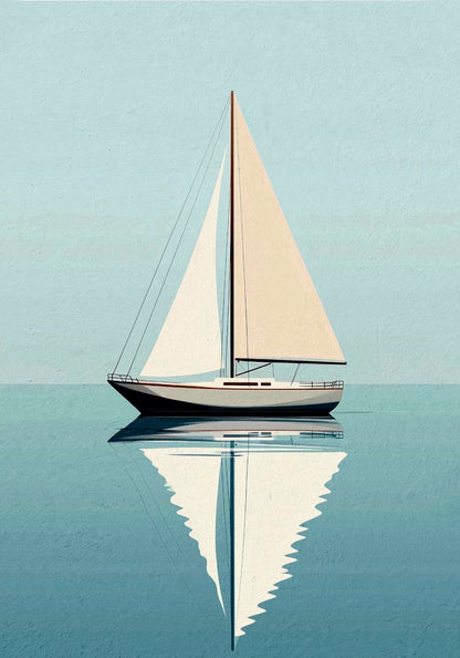 Sailing day Art Poster