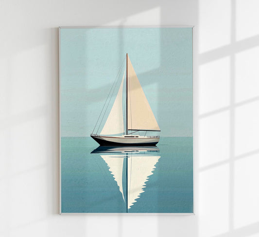 Sailing day Art Poster