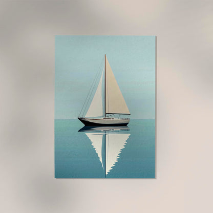 Sailing day Art Poster
