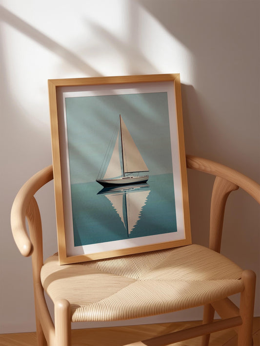 Sailing day Art Poster