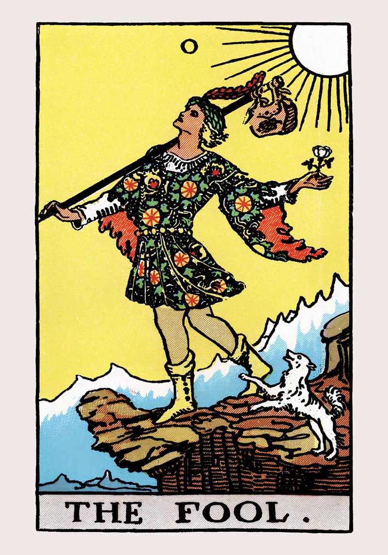 The Fool Tarot Art Poster