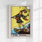 The Fool Tarot Art Poster