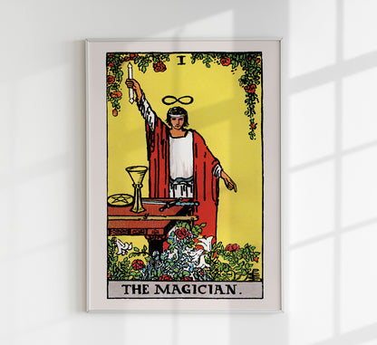 The Magician Tarot Art Poster