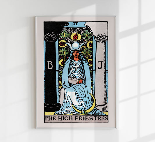 The High Priestess Tarot Art Poster